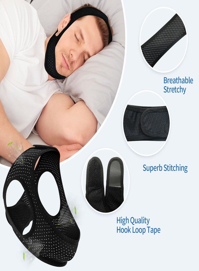 ifory Chin Strap for CPAP Users, Chin Strap for Snoring, Adjustable and Breathable Anti Snoring Chin Strap, CPAP Chin Strap to Keep Mouth Closed for Men or Women - Image 5