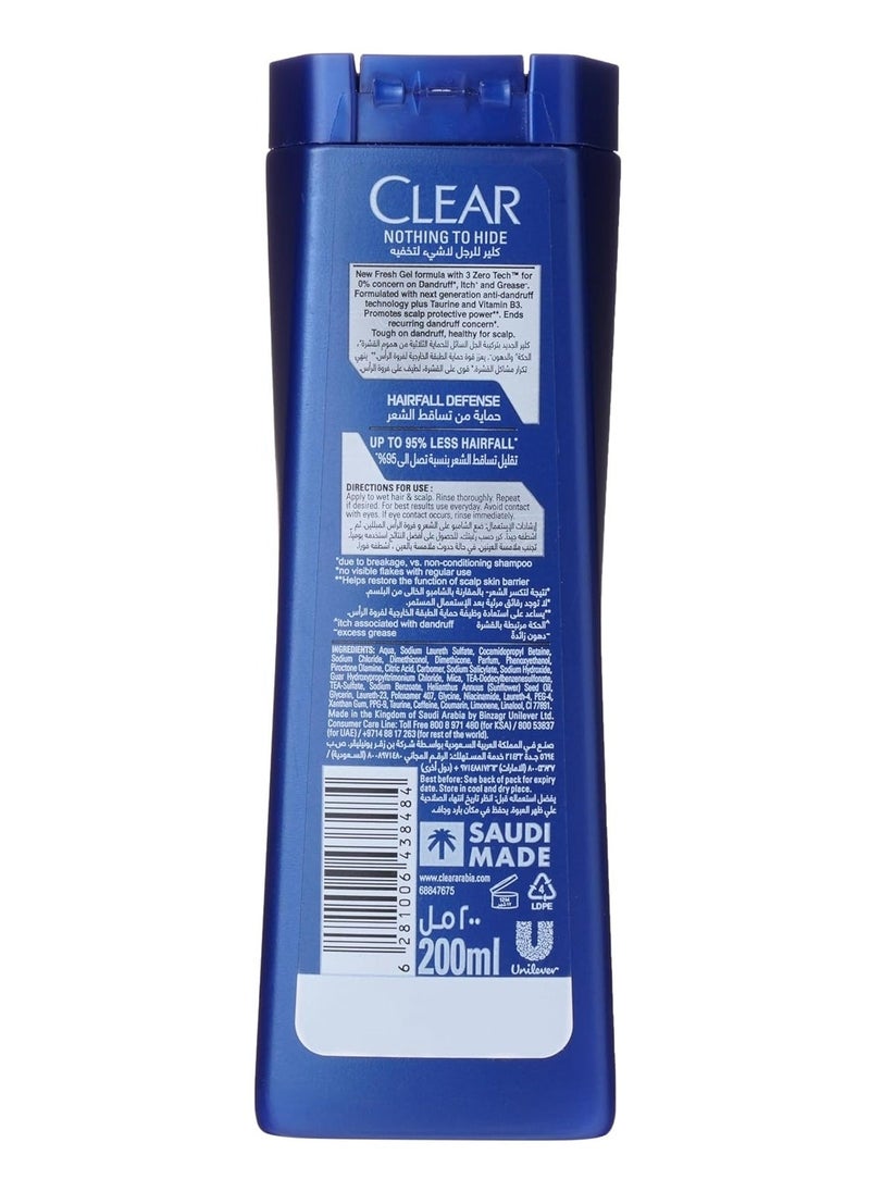 CLEAR Men Anti-Dandruff Shampoo Hair Fall Defence 200 ml - Image 2