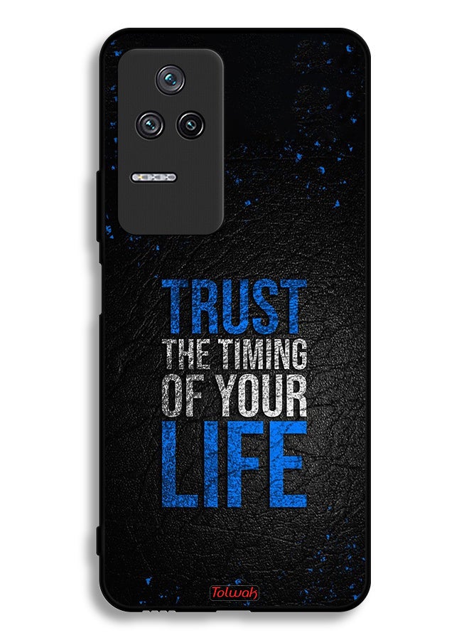 Xiaomi Redmi K50 Pro Protective Case Cover Trust The Timing Of Your Life