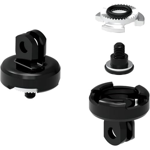LEZYNE LED qPRO Mount Durable Lightweight CNCMachined Aluminum Compact QuickRelease LED Mount with UltraSecure Locking Mechanism Compatible with GoPro - Image 1