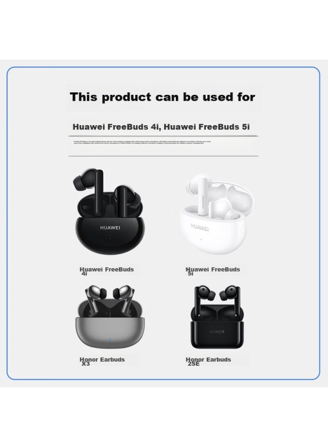 Masentek Earphone Ear Tips, Compatible With Huawei Freebuds 4I/5I, Honor Earbuds X3/2 Se Bluetooth Headphones, Silicone Tips Accessories, White, Small Size - Image 2