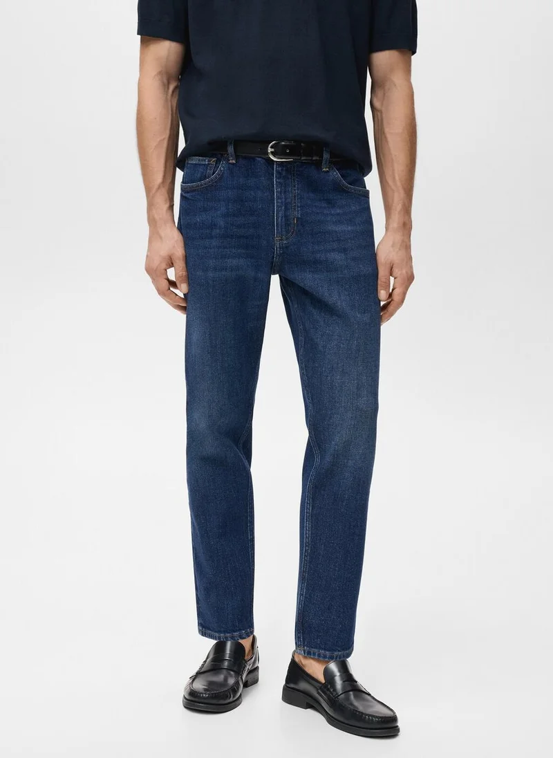 Ben cropped tapered-fit jeans