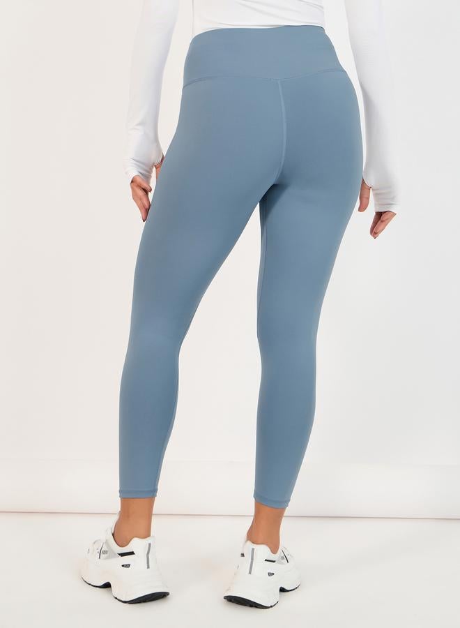 Styli Broad Waistband Basic Leggings - Image 4