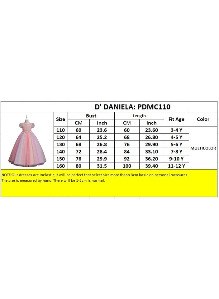دىدانيالا Rainbow Tulle Dress