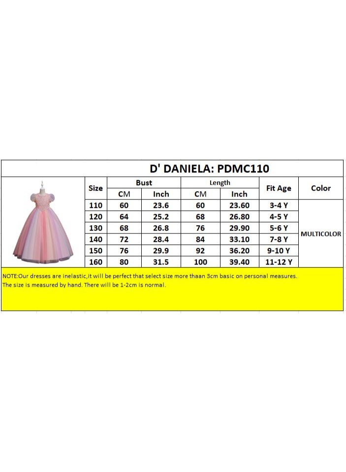D'Daniela Rainbow Tulle Dress - Image 3