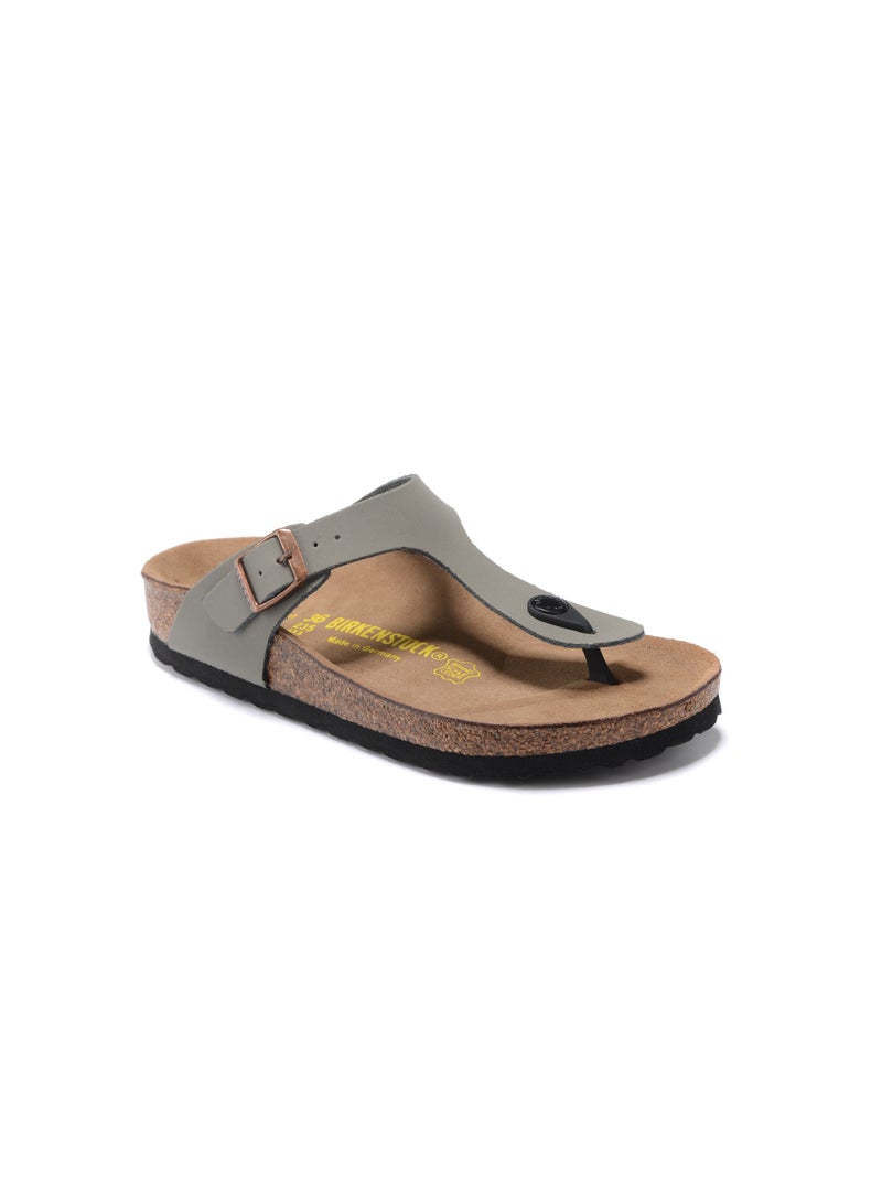 BIRKENSTOCK Gizeh Toe-Post Leather Sandals - Image 1