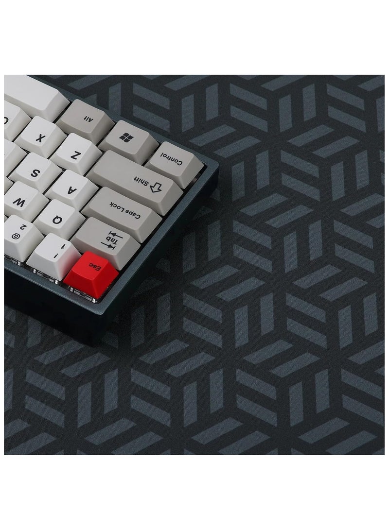 Japanese style Deskmat Gaming Mouse Pad Large XXL Mousepad Mat High Quality 78x30x0.3cm Black - Image 3