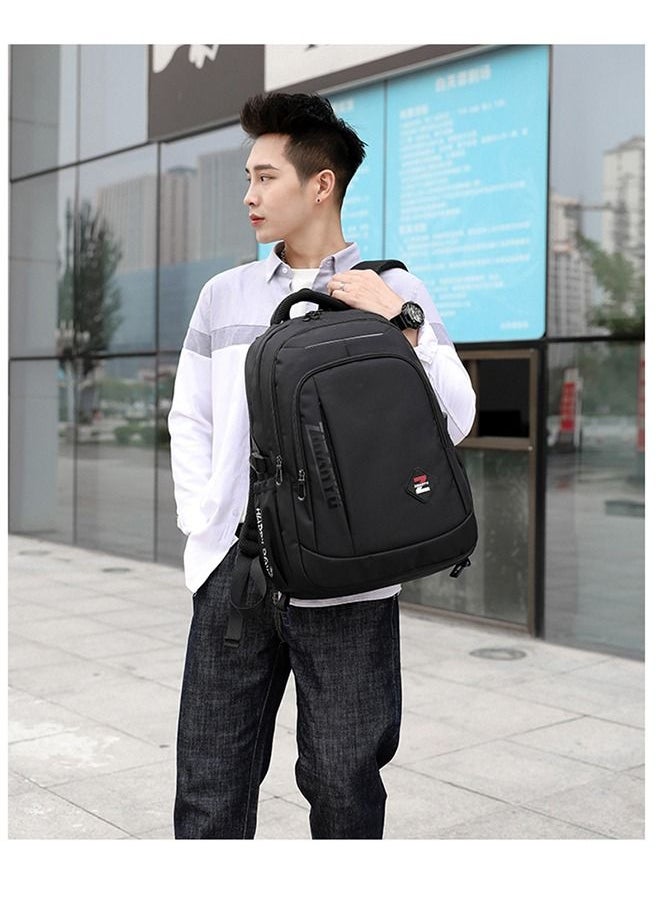 CityRiya-Long Wheeled Rolling Backpack Black Bookbag for Boys and Girls School Student Books Laptop Travel Trolley Bag  - Image 3