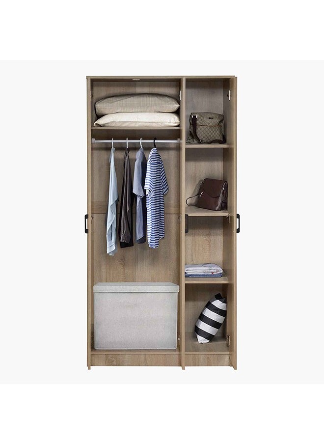 Home Box Oasis 3-Door Wardrobe 50x181.8x90 cm  - Image 4
