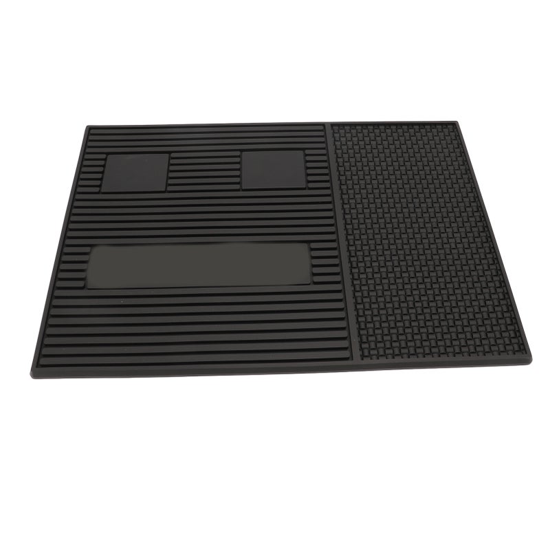 Magnetic Barber Mat: Non-Slip Silicone Station Mat - Easy Clean Portable Tool Organizer for Salon Barbers Home Grooming Settings - Image 5