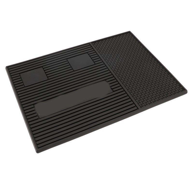 Magnetic Barber Mat: Non-Slip Silicone Station Mat - Easy Clean Portable Tool Organizer for Salon Barbers Home Grooming Settings - Image 4