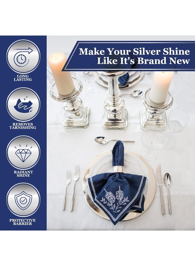 GODDARD'S Goddard’s Silver Polish Foam – Silver Jewelry Cleaner for Antiques, Accessories, Ornaments & More – Silver Cleaner for Silverware Protection – Tarnish Remover for Jewelry w/Sponge Applicator (6 oz) - Image 5