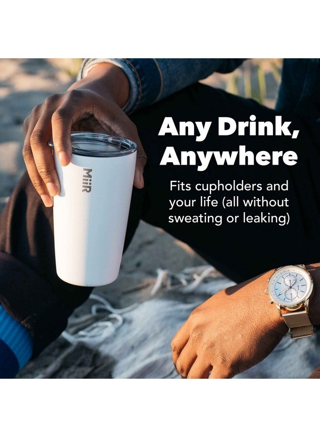 MiiR, Tumbler, Vacuum Insulated, Stainless Steel with Slide Lid, Cup Holder Compatible & BPA Free, Evergreen, 12 Fluid Ounces - Image 2