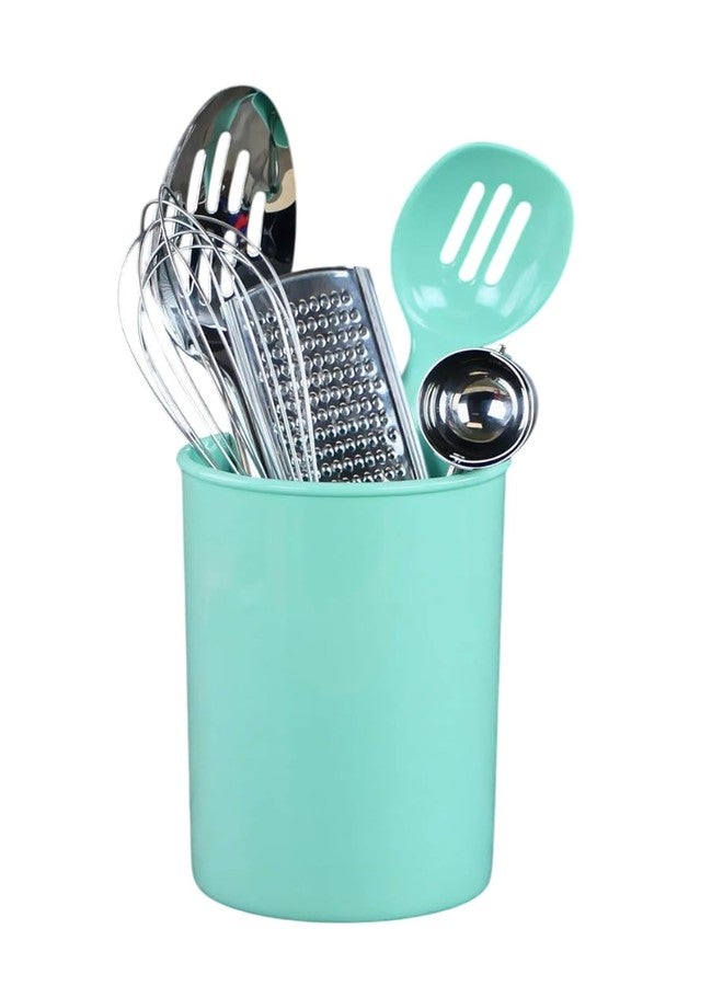Reston Lloyd Calypso BasicsMultipurpose Cookware Storage Crock, Kitchen Countertop & Office Desk Organization, Durable & Food Safe BPA-Free Plastic, Seafoam - Image 2
