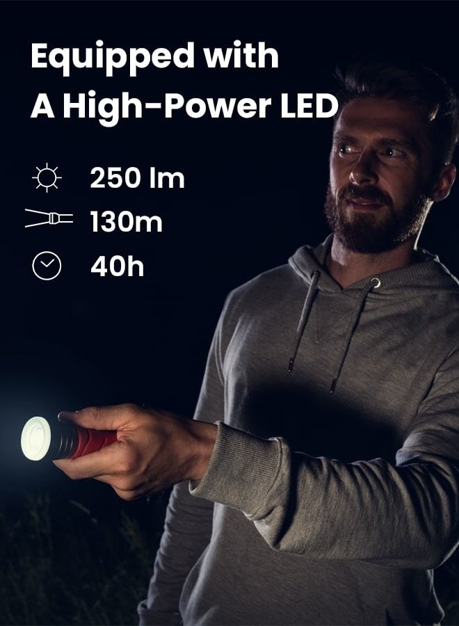 VARTA فلاش لايت فارتا LED: رياضات خارجية F10 مع 3 بطاريات AAA وميزات مبتكرة - Image 5