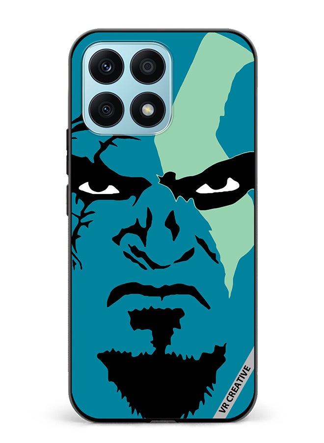 VR CREATIVE Protective Case Cover For Honor X8a Face God Of War Design Multicolour - Image 1