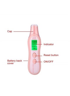 Salmue LCD Digital Skin Analyzer, Moisture Water Oil Monitor for Skin Care, High Sensitive Facial Skin Tester USB Digital Measuring Device for Home Traveling Beauty Salon SPA Girls&Women(Pink)  - Image 3