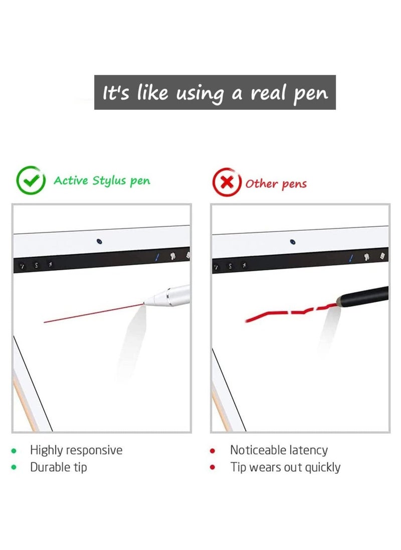 ELTRAZONE Stylus Pen for tablet, Touch Screen Pencil: Compatible with iOS, Android Microsoft Tablets, Phone, Drawing, Handwriting and Games  - Image 3