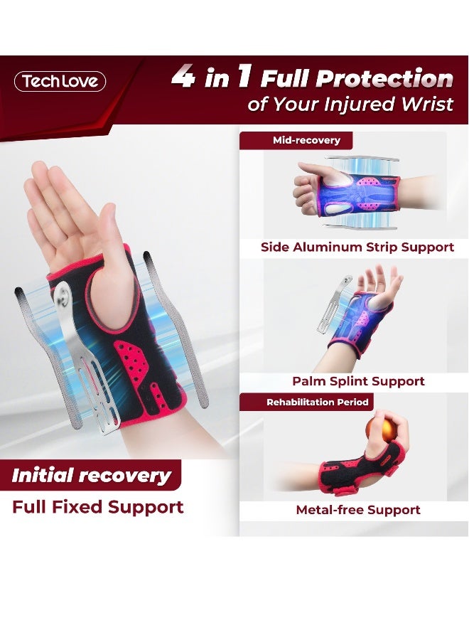 Generic Sprain splint compression wrist sheath wrist joint breathable fixator brace protector  - Image 3