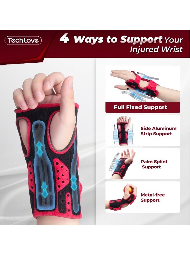 Generic Sprain splint compression wrist sheath wrist joint breathable fixator brace protector  - Image 2