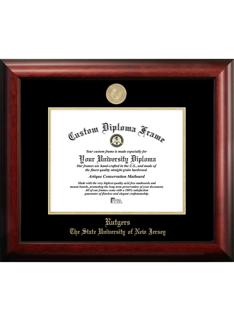 Campus Images Campus Images Rutgers University The State University of New Jersey 11w x 85h Gold Embossed Diploma Frame 