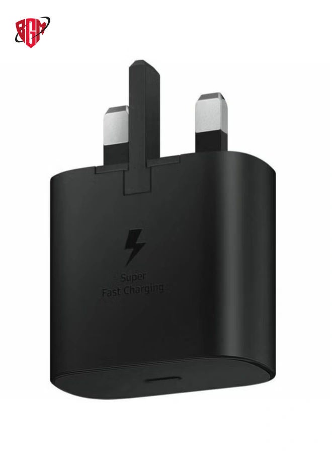 BGM compatible Samsung UK Travel Adaptor, 25W with USB Type C Cable - WhiteSamsung UK Travel Adaptor (45W with USB type C Cable) Black - Image 4