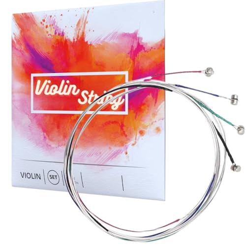 TECHBLAZE Violin String Set, Durable Steel Core Strings with Nickel Winding,(E,A,D,G) Full 4/4 Size, Bright & Balanced Tone for Beginners and Professionals - Image 1