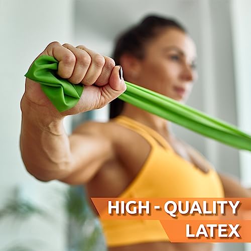 Vissco Active Band, Physical Resistance Band for Exercise, Workouts, Gym, Stretching, Yoga, Physical Therapy, Sports, Strengthening of Muscles & Joints - Medium Resistance (Green) - Image 4