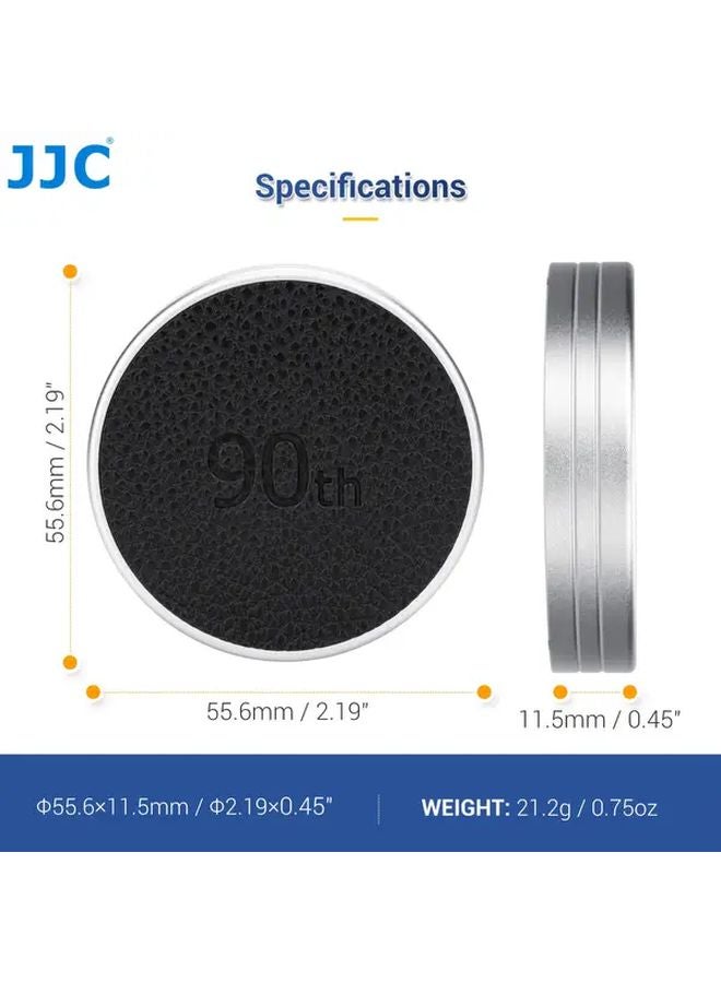 Black Silver Aluminum Lens Cap for Fujifilm Instax Mini EVO Anti Dust Anti Scratch Camera Cover - Image 3