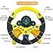 RedCrab Steering Wheel Car Driving Simulated Toy with Light and Music for Kids Pretend Driving Seat ToysBaby Electric Early Learning Educational Toys for Boys and GirlsYellow - Image 4