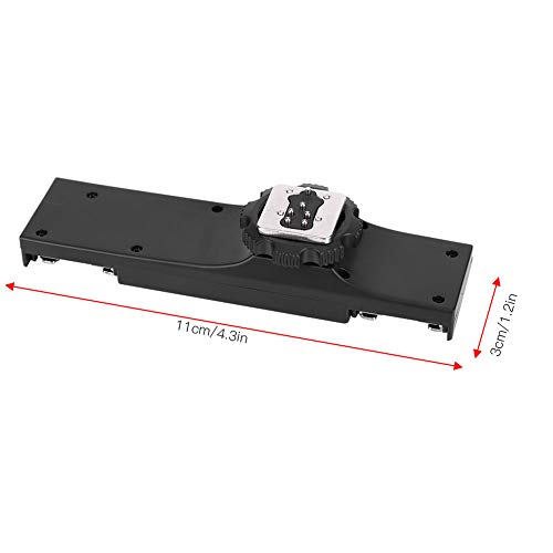 Tangxi Hot Shoe Splitter, Hot Shoe Extension Bar Mount Cold Shoe Extension Bracket Bracket DSLR Camera Camcorder DV (for ) - Image 5