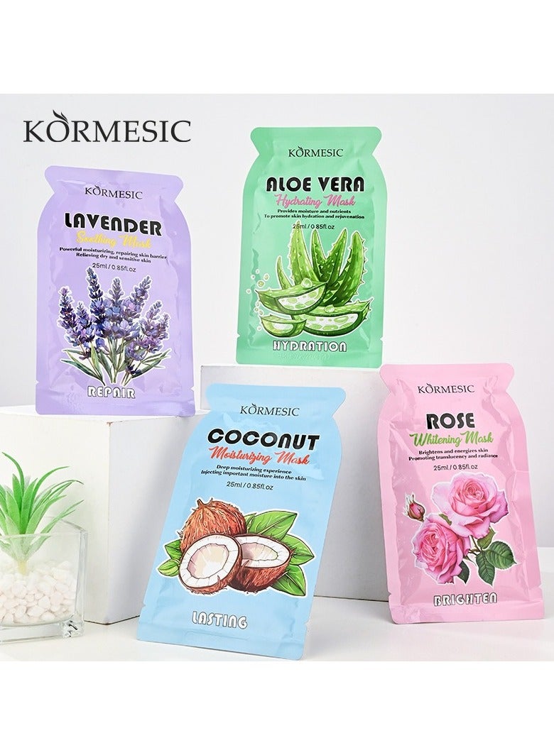 Kormesic 5 عبوات قناع مهدئ من الخزامى 25 مل-مهدئ ومريح للعناية بالبشرة - Image 5