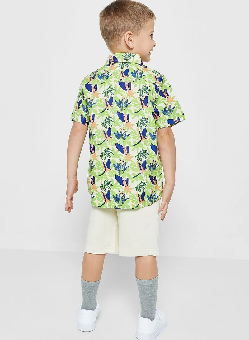 Pinata Printed Shirt & Shorts Set