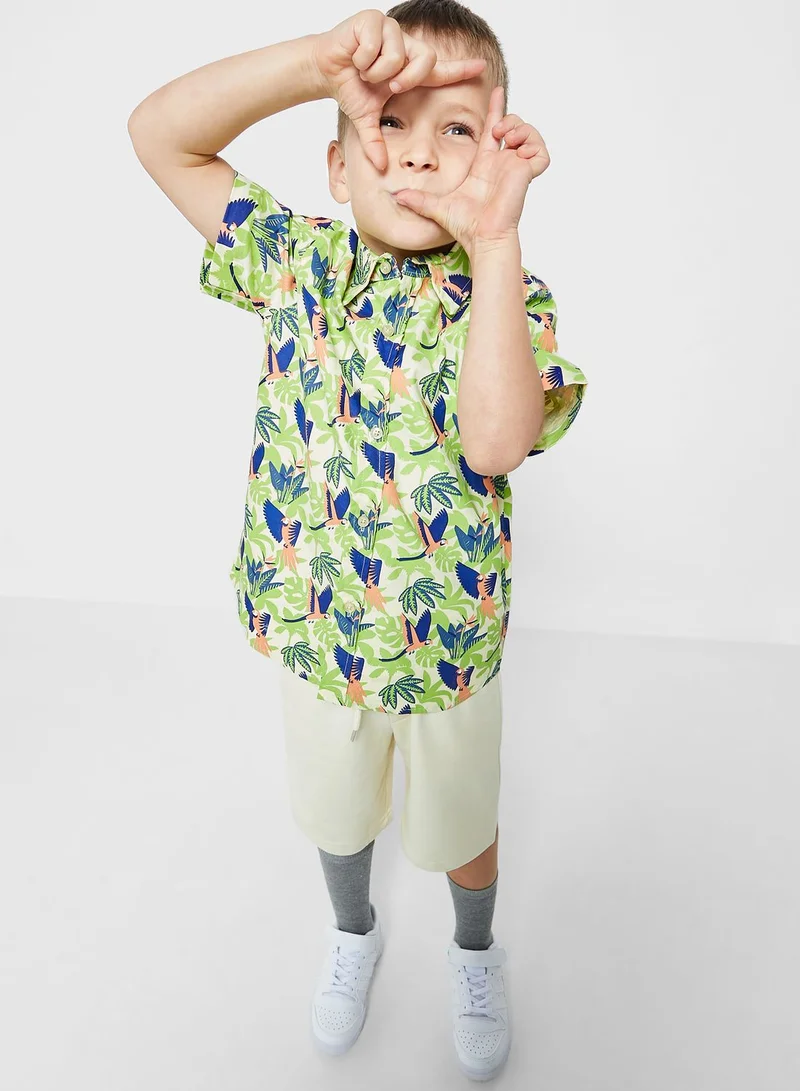 Pinata Printed Shirt & Shorts Set