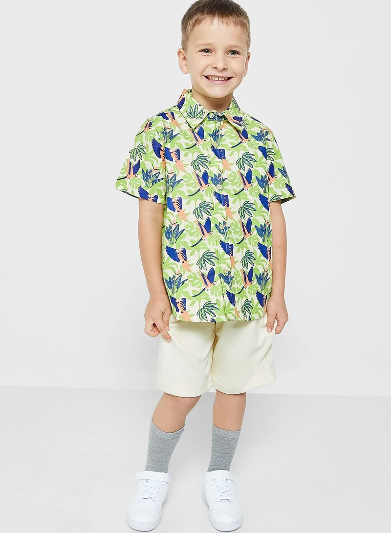 Pinata Printed Shirt & Shorts Set