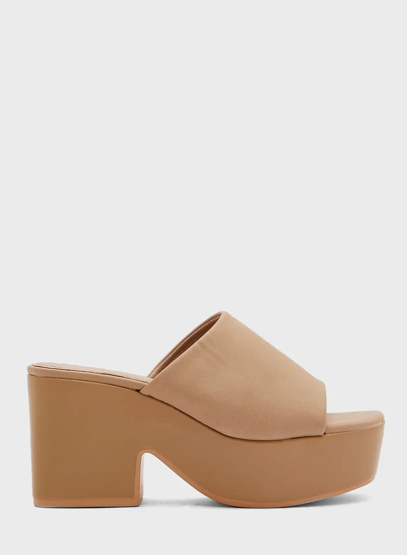 Truffle Chunky Platform Sandal