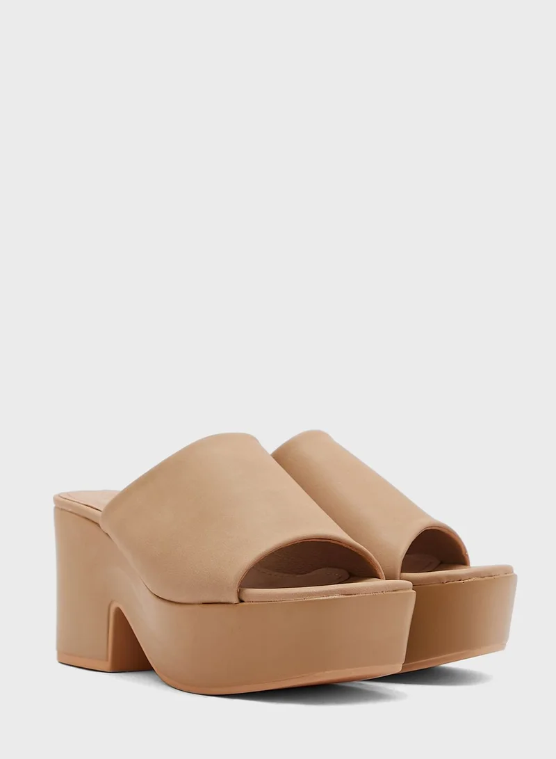 Truffle Chunky Platform Sandal
