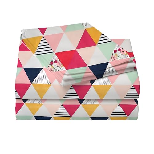 STARNSTYLE Polycotton 220 TC Floral Printed King Size Double Bedsheet with 2 Pillow Covers, (90 x 90 Inches,) - Image 4