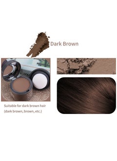 MAYCHEER Instantly Root Cover Up Hairline Shadow Powder, Root Touch Up Hair Powder, Grey Hair Coverage Hair Powder For Womem With Eyebrows, Beard Line, Bald Spots (Dark Brown)  - Image 2