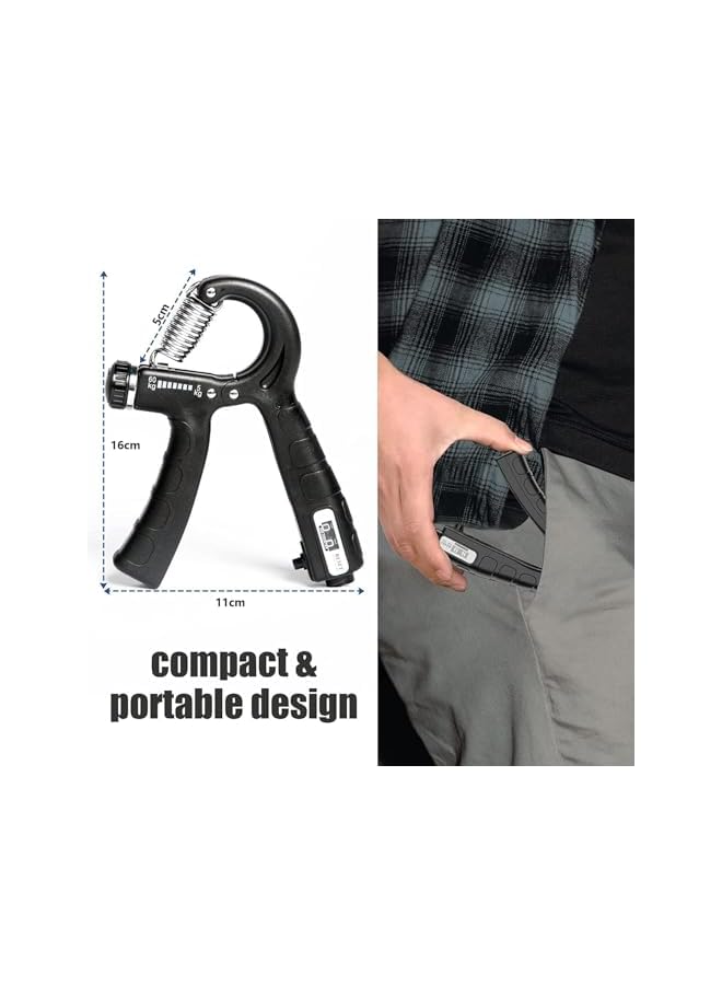 S-TOP Grip Strength Trainer, Dual Hand Strengthener with Ergonomic Design, Perfect Hand Exercise Equipment for Rehabilitation and Physical Therapy - Image 3