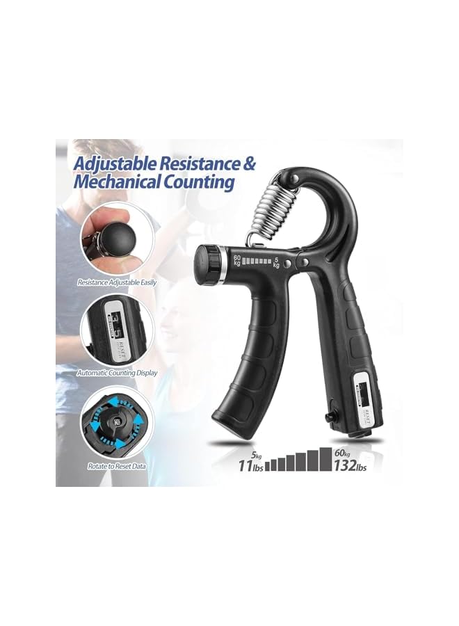 S-TOP Grip Strength Trainer, Dual Hand Strengthener with Ergonomic Design, Perfect Hand Exercise Equipment for Rehabilitation and Physical Therapy - Image 5
