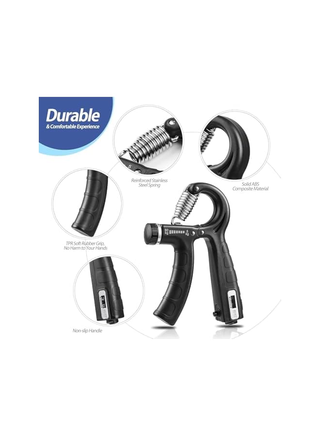 S-TOP Grip Strength Trainer, Dual Hand Strengthener with Ergonomic Design, Perfect Hand Exercise Equipment for Rehabilitation and Physical Therapy - Image 2