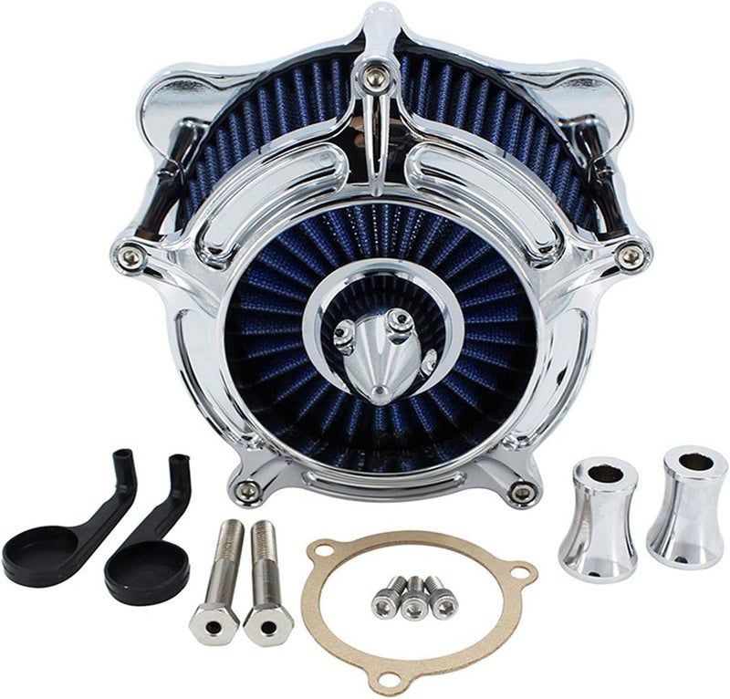 DEMULAX Motorcycle Air Filter Cleaner Intake Kit