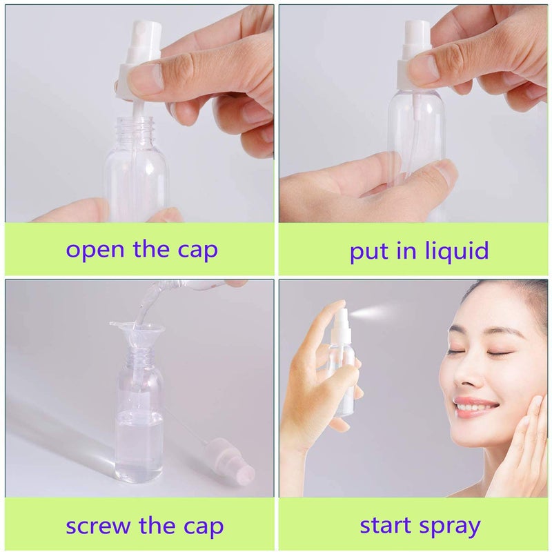 FUTURA MARKET FUTURA MARKET 200ML Spray Bottle for Pocket Hand Sanitizer Hnad bag Home Travel Purposes Beauty and Multiple Purpose Set of 1 Transparent - Image 4