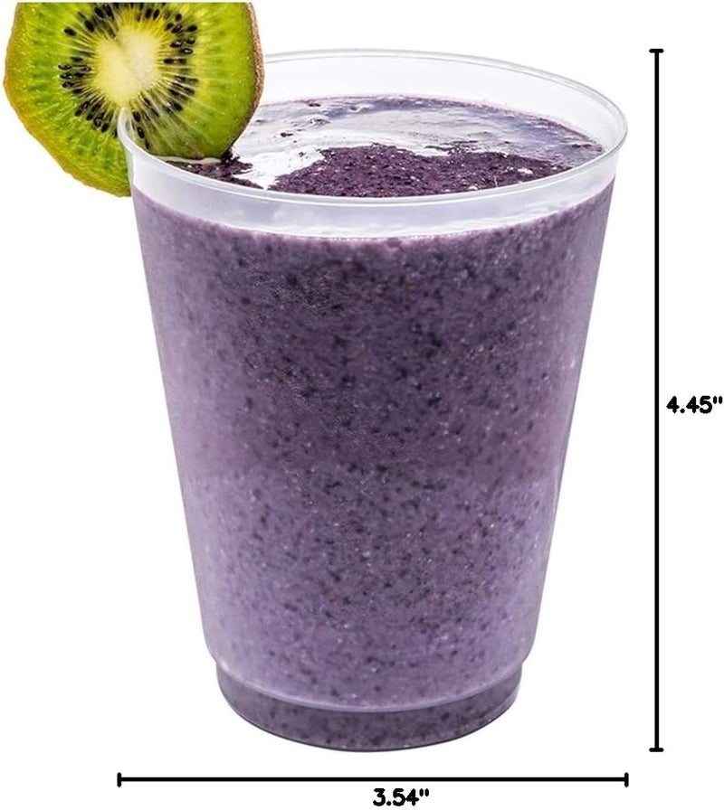 Restaurantware Flexi Grip 16 Ounce Disposable Cups 500 Flexible Drinking Cups  Stackable Dishwashable Frosted Plastic Party Cups Serve Cold Drinks For Restaurants Offices or Events  Restaurantware  - Image 4