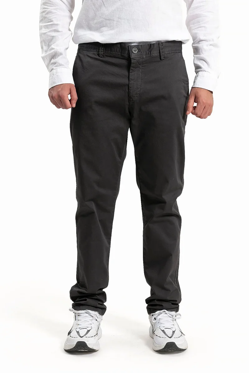 Wecre8 Men's Dark Gray Classic Trousers By WECRE8