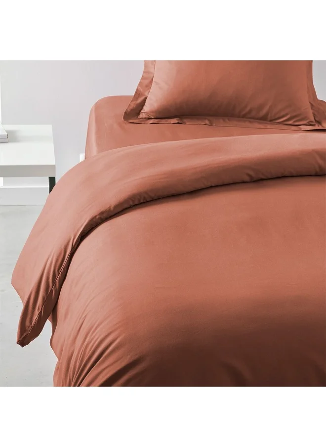 دانوب هوم Pristine Fit 144Tc Queen Duvet Cover Soft, Comfortable Bedding, Durable, Breathable, And Stylish for a Cozy, Elegant Bedroom Perfect Home Decor Accent 220X240Cm Light Brown