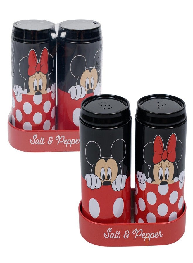 Minnie Disney Kitchen Accessories Bundle - Mickey and Minnie Salt and Pepper Shakers Plus Stickers - Image 3