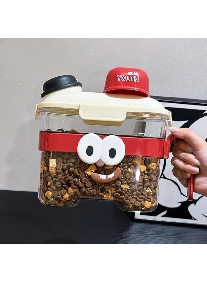 Snacks Cereal Storage Container with Airtight Lid and Side Lock 2.8L - Image 2