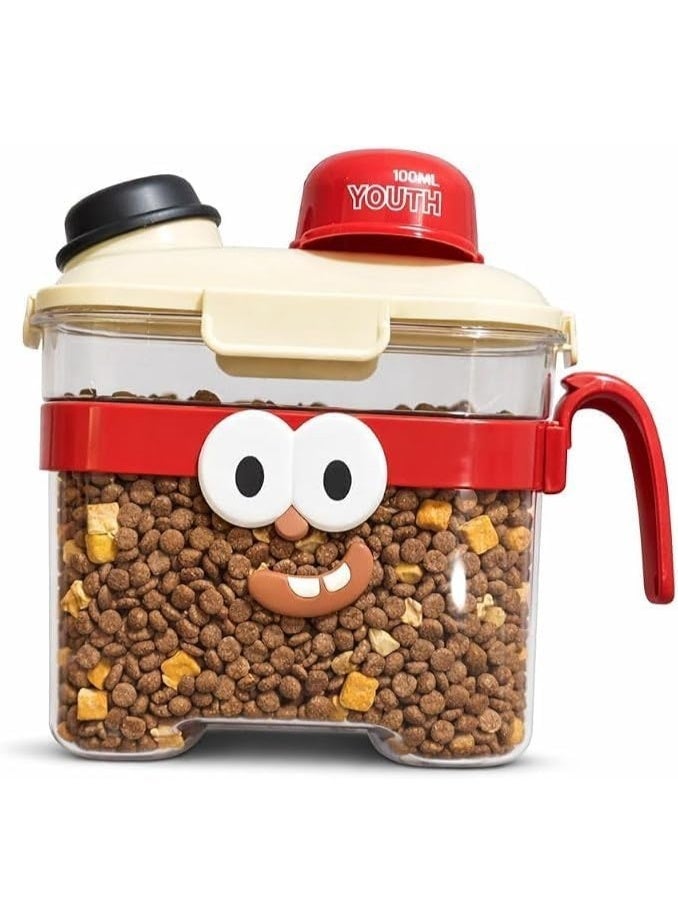 Snacks Cereal Storage Container with Airtight Lid and Side Lock 2.8L - Image 1